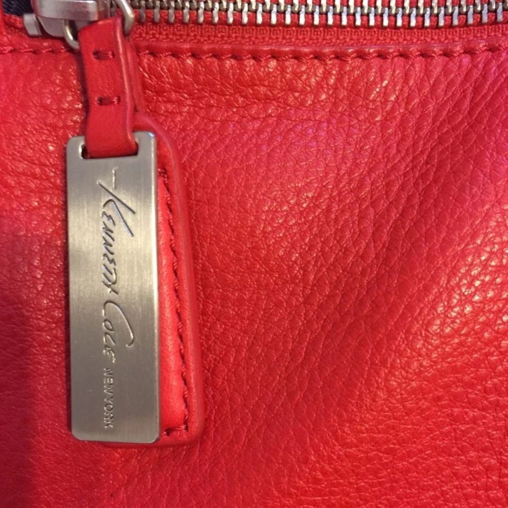 Kenneth Cole Leather Tote Bag - Picture 5 of 8